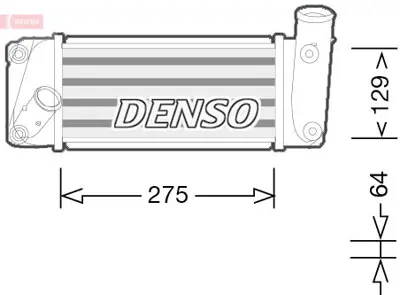 DENSO DIT50009 Engine Cooling 96263 179400N080 30347 TO4668 4881429 KTO4668 DIT50009 RA8280250 53004668 TOYO8100