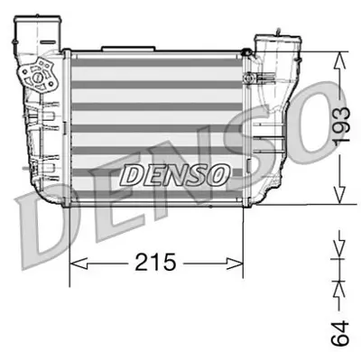 DENSO DIT02020 Engine Cooling 30765 CI431000P 7103038 8E0145805Q 913184 818819 Ai4248 103773 3004248 RA8010290