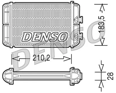 DENSO DRR20004 Engine Cooling 9117117 5510176S 1618134 5051306321 37006259 OL6259 60779451 6072010 54279 60376259