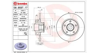 MAGNETI MARELLI 360406057400 Brembo Disk Primastar Arka 4320600QAB 6155236041 562211B 28151 673300 51398B 562211BC DDF16231 6155230022 ADZ94318