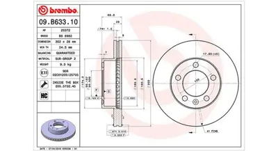 MAGNETI MARELLI 360406121100 Brembo Disk Nv400 On 4020600Q0G 6155210049 4419359 DDF1974C1 BDA265420 DDF1974C 78BD87662 203976 360704023600 562713JC1