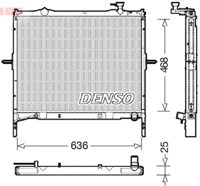 DENSO DRM43001 Engine Cooling 253103E810 735505 PL822551 KA2180 DRM43001 D70315TT 253103E730 66767 S253103E740 253103E710