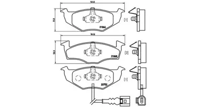 MAGNETI MARELLI 363700485071 Brembo Balata Fabia I 6y2 On 6Q0698151B 5SP1120 LP1709 FBP3242 AC603981D PA1607 ABP1141 JQ1013268 CBP1707 PA0955AF