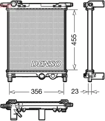 DENSO DRM32036 Engine Cooling 1S0121253AL 1S0121253P VNA2325 1S0121253T 8MK376735021 65300 DRM32036 58002325 735469 1S0121253AN