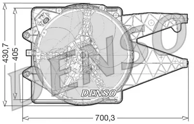 DENSO DER01020 Engine Cooling 50548819 8EW351042671 55004KF1 51813582 50531019 AL7514 51890982 51833106 51937924 51838048