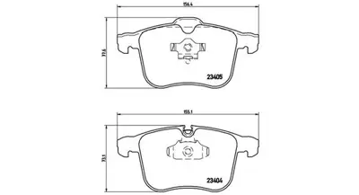 MAGNETI MARELLI 363700459046 Brembo Balata Bls On P59049 1604138 8DB355009431 2022401 573090J 8DB355006561 234042051 12802167 RA08250 1605079