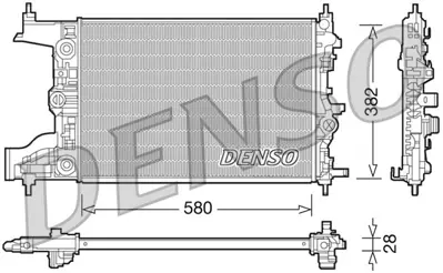 DENSO DRM20097 Engine Cooling 1300303 53153 13267657 630728 1300299 39074662 349200 314374 13267652 8MK376749851