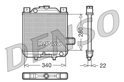 DENSO DRM99006 Engine Cooling 1758072051 60048 99002001 103634 1403001 DRM99006 RA0350040 9427703 52110 1758072060