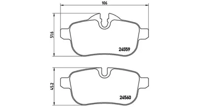 MAGNETI MARELLI 363700406062 Brembo Balata Z4 E89 Arka 34216788275 ADB114236 986494450 2455901 PBP7355 6118271 DP22046 CBP06106 BPA141700 FP269