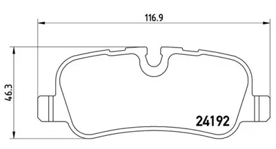 MAGNETI MARELLI 363700444019 Brembo Balata Discoveryiv Arka LR015519 SFP500140 2419201 LR032903 LR032060 LR055454 181661700 GDB1632 LR032377 SFP500022