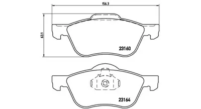 MAGNETI MARELLI 363700456037 Brembo Balata Primera P11 On 4106009F525 5P707 84400 2204890 LP1830 J3601082 572431J 252316017 T1405 C11063ABE