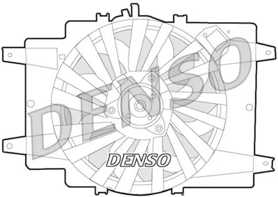DENSO DER01008 Engine Cooling 46743391 8011002 5131309 AL7505 147745 70755410 1721344K 5072012 18003N 85141