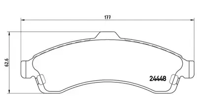 MAGNETI MARELLI 363700410009 Brembo Balata Trailblazer On DP41618R 8889644240 P937302 D20143H DB2082 12497782 1066BSX 363700201645 88964424 P10009N