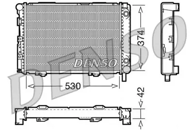 DENSO DRM17026 Engine Cooling 62557 1245002403 DRM17026 1245000503 MS2110 2108447 62557A BM530 MSA2110 516574