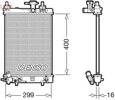 DENSO DRM35004 Engine Cooling 16400B2200 16400B2202 60112070 11002070 16400B2201 DU2070 KDU2070 R14134 DRM35004 360032N