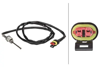 HELLA 6PT358181-381 Egzoz Sicakligi Sensörü,1000 Mm,2-Kutuplu,Daf 1689812 1810691 358181381 1612300 544019 1677125 49415 411421448 707011 22041