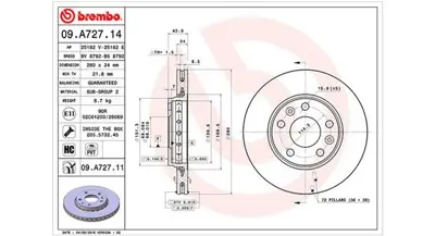 MAGNETI MARELLI 360406077600 Brembo Disk Duster Hs_ On 402064151R 402060010R 402063793R 402065585R 562529JC 203970 230981C 8660001232 V793 BS7272