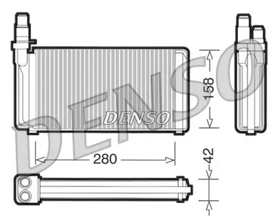 DENSO DRR09020 Engine Cooling 7582607 7590678 60805074 8FH351313041 58931 320164 9101871 811075 IFT1024 58637