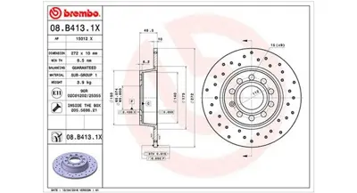 MAGNETI MARELLI 360406107802 Brembo Disk A1 8x1, 8xk Arka 1K0615601AA BS8784C 6134000 78RBD25637 DP0901 92224905 355116972 BR2814EURO C4A022ABE 18152047137