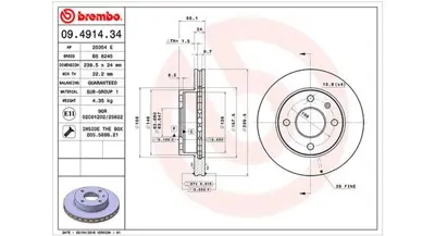 MAGNETI MARELLI 360406024800 Brembo Disk Escort Ii Ath On 6158211 1096104 5022948 6134507 6158202 6077974 986478148 BG2367 1619054 1644845