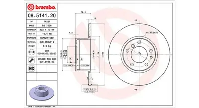 MAGNETI MARELLI 360406015500 Brembo Disk 5 E34 On 34111158042 14221 78BD80421 198042 BDA108510 353610618140 WG1433273 190847 BS7526 103420
