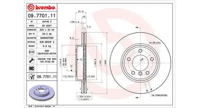 MAGNETI MARELLI 360406016701 Brembo Disk 3 E46 On 34111164539 34116757526 3835213020PD 1815311540 17023OE 311540 BD4539 92097205 B130317 BS5146B