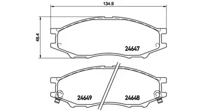 MAGNETI MARELLI 363700456083 Brembo Balata Sunny On MDB2755 1N133328Z 2112302 41060WD290 D10606N0X1 GDB3563 181635 AY040NS072 P56083 AY040NS100
