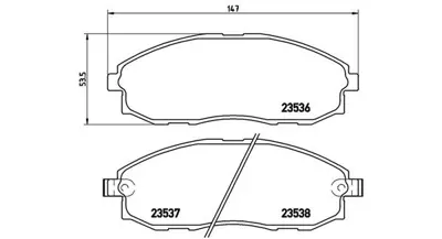 MAGNETI MARELLI 363700430010 Brembo Balata Starex  On 581014AA00 3060 FDB1498 13046057922 ADB3481 986424670 PAH02AF 598908 581014AA81 2353601