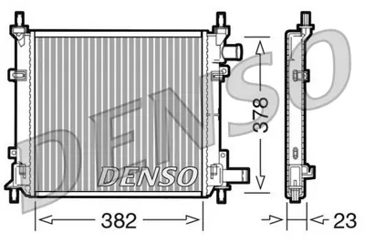 DENSO DRM10060 Engine Cooling KFD257 1056616 27384 97KB8005EA 54601 1053054 350213121802 FD2260 350213161900 7100043