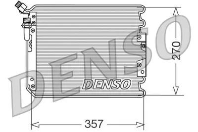 DENSO DCN28001 Condenser PR5042 8FC351300681 96457301103 AC316000S 35037 104423 74005042 940551 99357301102 351300681