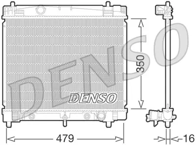 DENSO DRM50070 Engine Cooling 164000M070 1640021300 58495 701568 TOA2577 64682 1153011 1640021260 164000M080 DRM50070