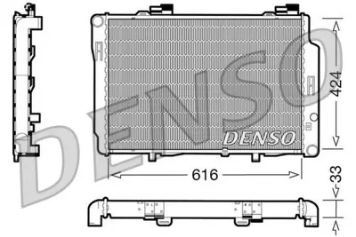 DENSO DRM17070 Engine Cooling 2025002103 5501889S 1062050 60302234 9931201 319701 1062051 120740N 70822403 KMS234
