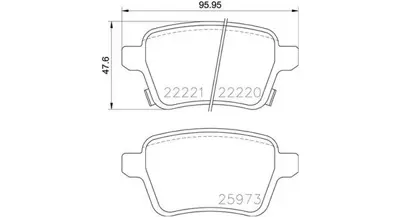 MAGNETI MARELLI 363700459086 Brembo Balata Adam M13 Arka 1605285 986TB3200 AA0642 13046027932NSETMS P59086N FK20090 5502223653 1681164880 B1G12013602 2210120