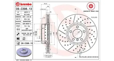 MAGNETI MARELLI 360406130404 Brembo Disk 1 F20 34106797602 6066065 6184310 B2105VBR 6066045 34116797602 1421817 DF6606S DF6604S 8120111051C