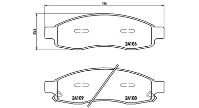 MAGNETI MARELLI 363700458001 Brembo Balata Armada Ta60 On 4106075025 P58001N DB1683 D1325M T1739MM 2410601 109412 AD1183 1105012BSX 410607S027