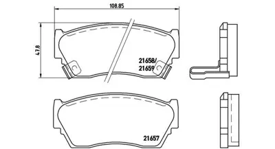 MAGNETI MARELLI 363700456027 Brembo Balata 100nx B13 On 1N003328ZA 4106063C90 B1N017 986T18069 4106072B25 D106M50Y93 BA2113 BP09725 DB1210GCT 252165716W