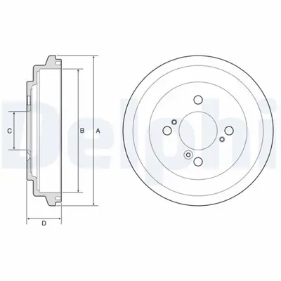 DELPHI BF596 Fren Kampanasi 4351168L00 255218 99KITAZG41BHT 329812J PRT154 5825255218 MBD420 1825255218 2938S BF596