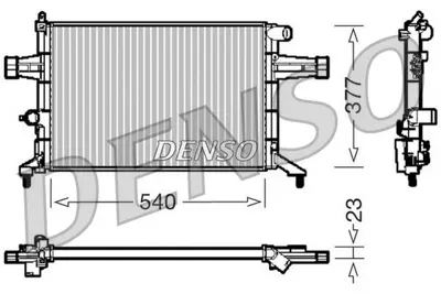 DENSO DRM20082 Engine Cooling 90570725 732795 BM960 OP017R013A DRM20082 63005A 376720421 KOL272 CR637000S 632481