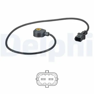 DELPHI AS10231 Vuruntu Sensoru Opel Astra, Omega, Sıgnum, Vectra, Vx220 03,1994 > 
