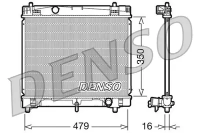 DENSO DRM50008 Engine Cooling 164000M060 1640021270 646877 28M03 TOA2482 1153010 TO2482 350213136900 104623 53002482