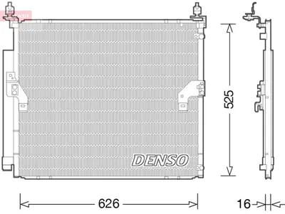 DENSO DCN50034 Condenser 8846035380 DCN50034 940617 73579 350516 212089N CD010570M 553447H2 TO5652D 53005652