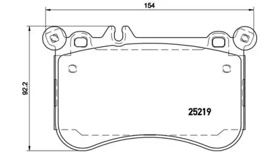 MAGNETI MARELLI 363700450097 Brembo Balata Clas E W212 On A0064208920 LVXL1934 CBP06098 670107 8DB355019611 302302 2521901 252191801 BPD2235 74207320