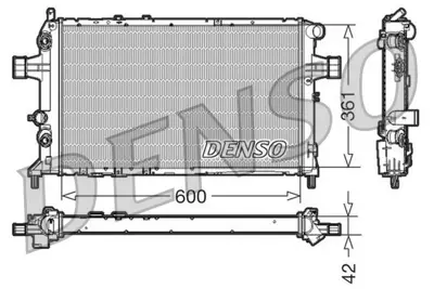 DENSO DRM20016 Engine Cooling 1300210 OPEL5269 1073104 1300407 234388 OLA2329 QER2264 DRM20016 RA0200810 121079
