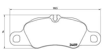 MAGNETI MARELLI 363700465019 Brembo Balata 911 997 On 510977 99735193803 10510 38116172 99735193805 BP2628 PAD1677 99735193107 SPB725 99735193804