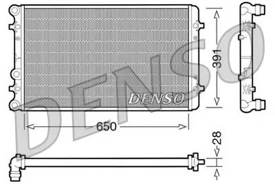 DENSO DRM02007 Engine Cooling 1J0121253AD 1J0121253AN 1J0121253J 52497028 70822558 1109029 CU2265 1J0121253AB AI2155 LRC18J0