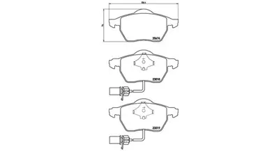MAGNETI MARELLI 363700485085 Brembo Balata A4 B6 8e2 On 4B0698151A 5P790 10406108146 4B0615116F FDB1323 363916061146 1163602510 4A0698151C 986495241 32713