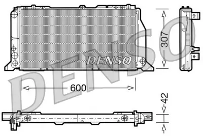 DENSO DRM02013 Engine Cooling 893121251 KAI2026 AUDI5200 1114202600 2719152 1102091 54603 819260 BM209 301210251893