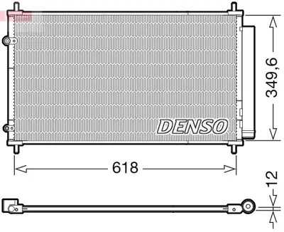 DENSO DCN50117 Condenser 884600D420 822604 212012N 8846012590 TO5773D 940804 AC970000S 350356 M7280930 8153061