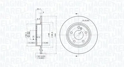 MAGNETI MARELLI 360406112201 Brembo Disk Classe A W176 2464230012 986479A03 DP0502 A246423041207 5910 NBD1888 409173 1421720 BV6033 2464230412