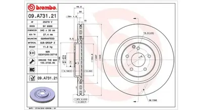 MAGNETI MARELLI 360406114501 Brembo Disk Classe C W203 24013001711 2094210012 A2094210012 9A73121 17421 DDF1585C BS9012 ADU174390 S1218C DF6004S